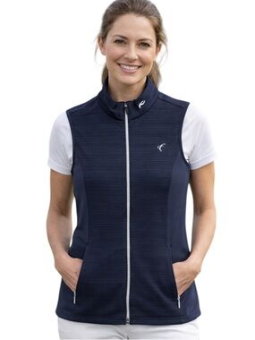 KJUS Women’s Gianna Lightweight Vest - Atlanta Blue Melange - 38 (M) LG40-L02